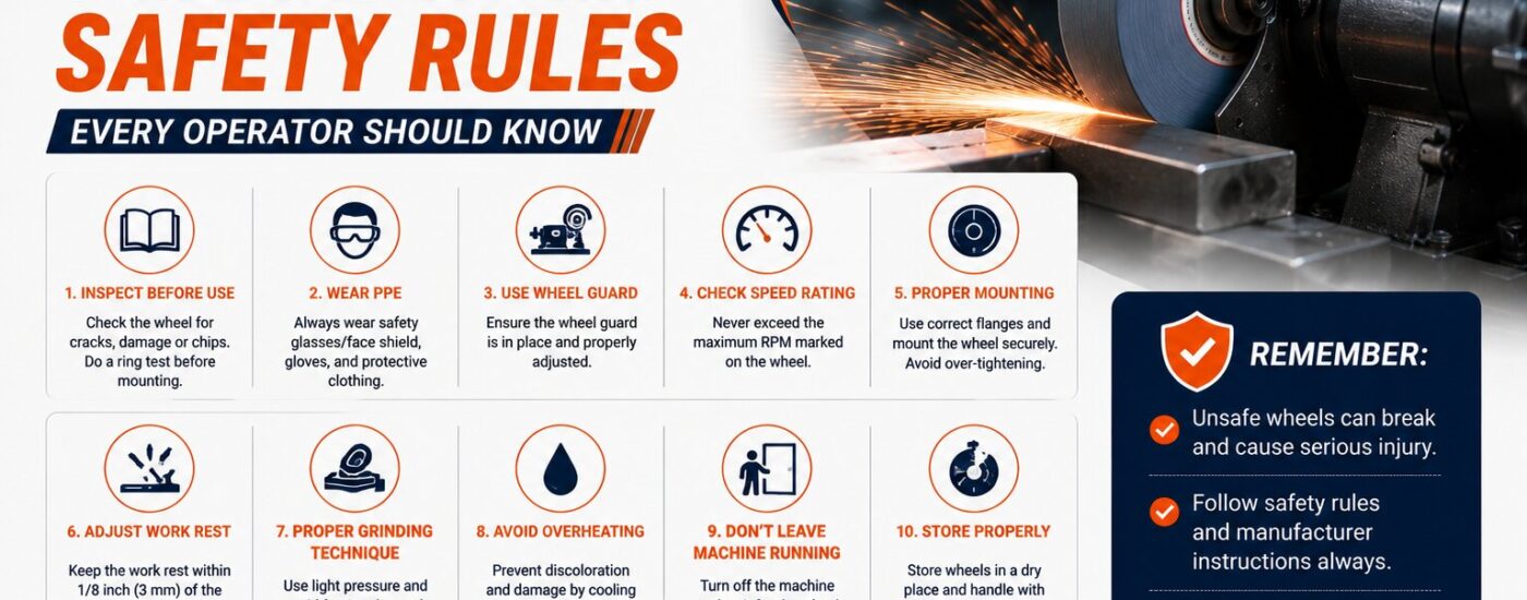 Grinding Wheel Safety Rules